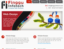 Tablet Screenshot of fingguinfotech.com